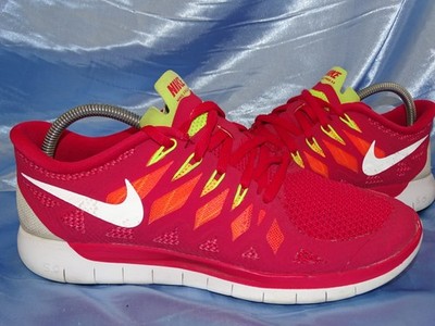NIKE FREE 5.0 GR 38 39 SNEAKER LAUFSCHUHE SCHUHE RUNNING ZOOM ROSA ROT  D91