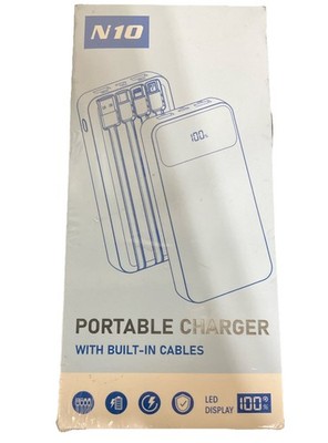N10 Portable High Capacity Power Bank Charger for Devices, 50000mAh