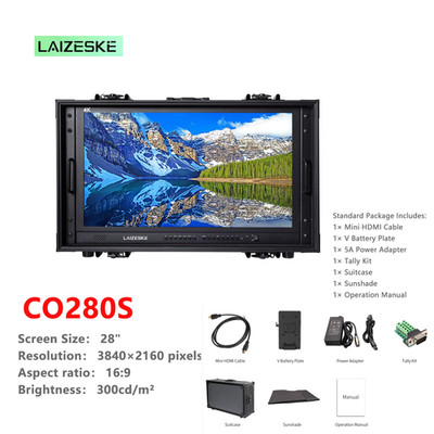CO280S 28'' 4K Ultra-HD Resolution Carry-on Broadcast Director Monitor