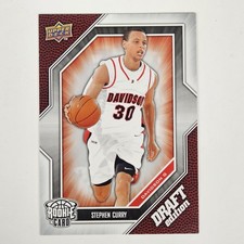 Stephen Curry Rookie Card 2009-10 Upper Deck Draft Edition #34 Davidson 69VSF. rookie card picture
