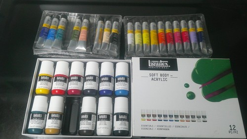 Acrylic Paint Lot - Winsor Newton and Liquitex