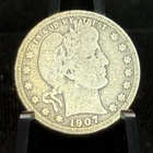 1907-O Barber Silver 25C Quarter Coin -II