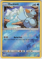 Ducklett 59/236 Reverse Holo Common Cosmic Eclipse