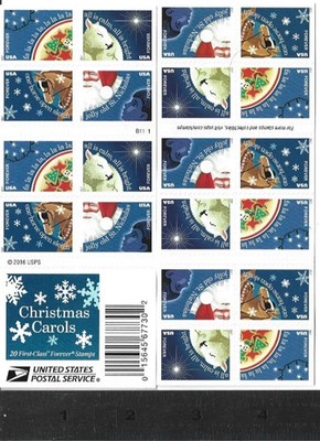 USPS sheet OF FOREVER  HOLIDAY STAMPS