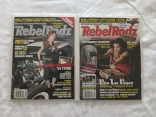 REBEL RODZ magazine 2007  ISSUE # 1  And # 2 Car Kulture Pin-Up Kustoms