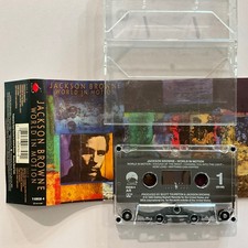 Jackson Browne World in Motion Cassette 1989 Elektra