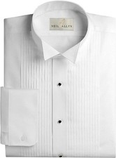Neil Allyn Men's Tux XL 38/31 Shirt NEW Wing Tip Collar 901 Wedding Formal