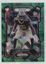 2023 Panini Prizm Rookies Green Ice Prizm Isaiah Foskey #373 04ag