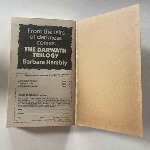 Dog Wizard Book Three of The Windrose Chronicles Barbara Hambly Paperback 1993 - Imagen 8 de 10