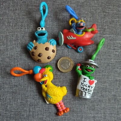 Vintage The Muppets Sesamstraße 90er Schlüsselanhänger Neu Sammlerstück Selten Konvolut x4