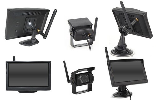Wirleess 5" Rear View Monitor IR Reverse Backup Camera Kit for Truck Caravan RVs - Picture 12 of 24