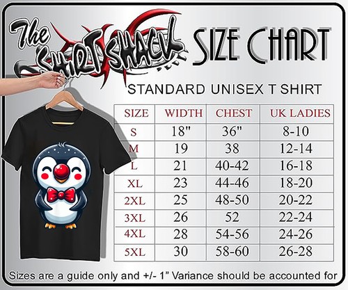 Happy Penguin Red Nose Novelty Funny T-Shirt Adults & Kids Comedy Tee Shirt - Picture 11 of 16