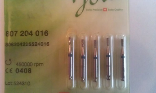 Swiss dental diamond burrs, dentist's borer, drill, Diamantbohrer, Jota, 1 Pack - Picture 10 of 93