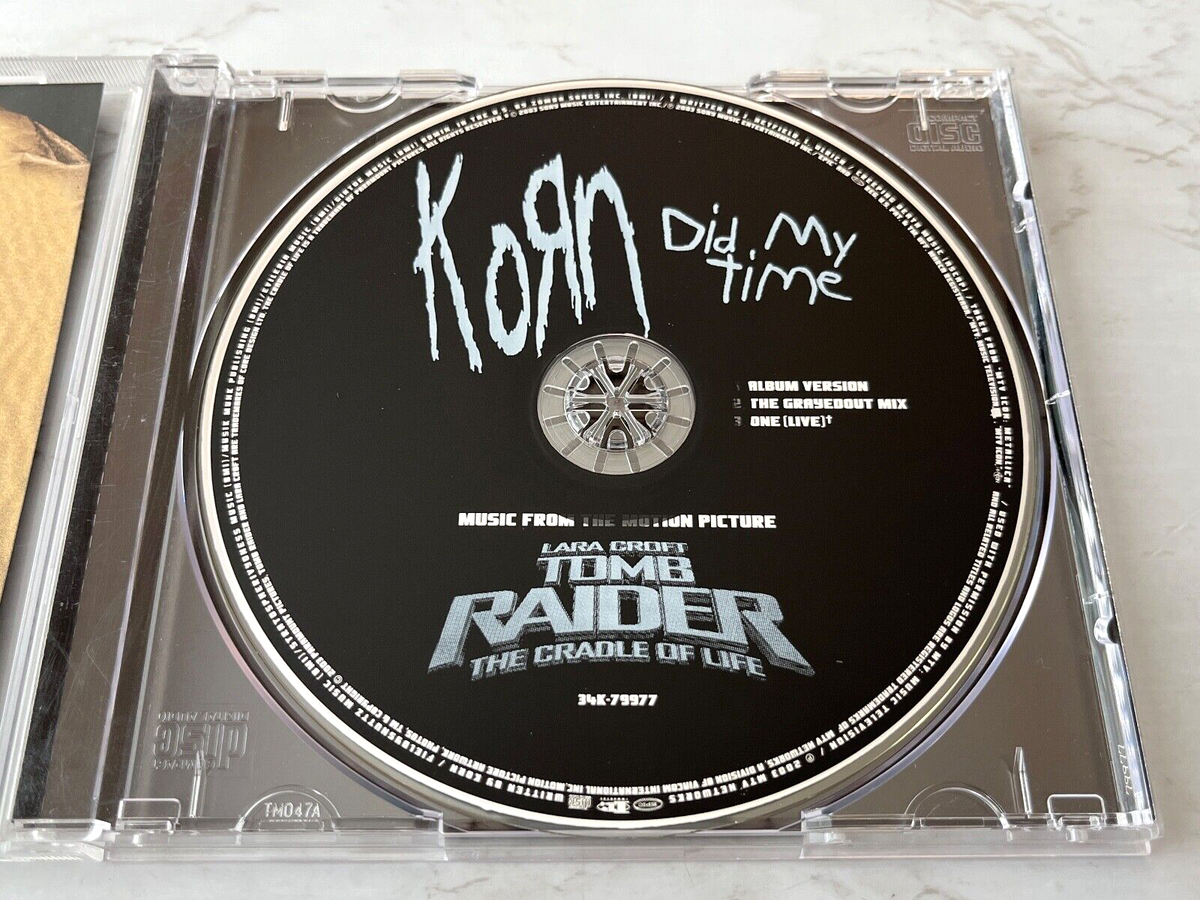 Korn Did My Time CD Single 2003 Epic 34K 79977 Jonathan Davis, One