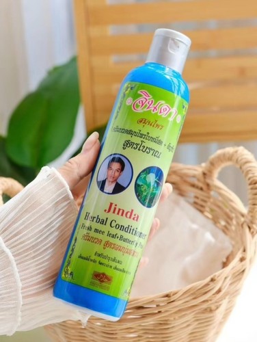 Shampoo Conditioner Jinda Herbal Hair Growth Fresh Mee Anti Hair Loss 1 Set - Picture 7 of 15