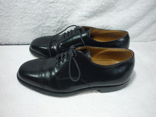 Zapatos con cordones Johnston & Murphy negros para hombre Optima 22-2851 talla 8 1/2 D/B 55606 - Imagen 4 de 7