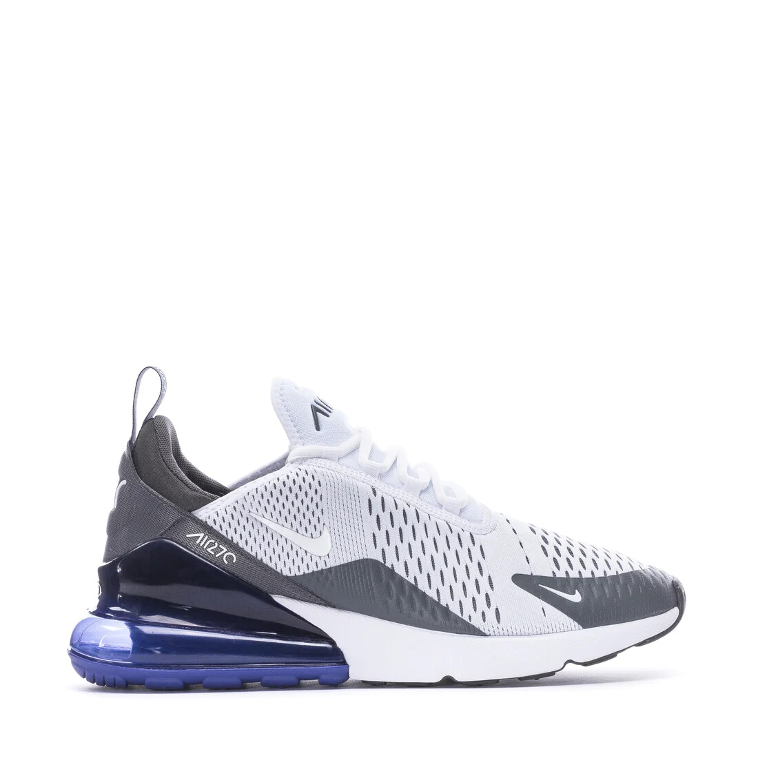 10.5 MEN'S NIKE AIR MAX 270 White/Persian Violet/Dark Grey AH8050