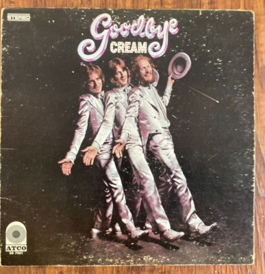CREAM - GOODBYE ORIGINAL 1969 ATCO RECORDS LP - SD 7001/