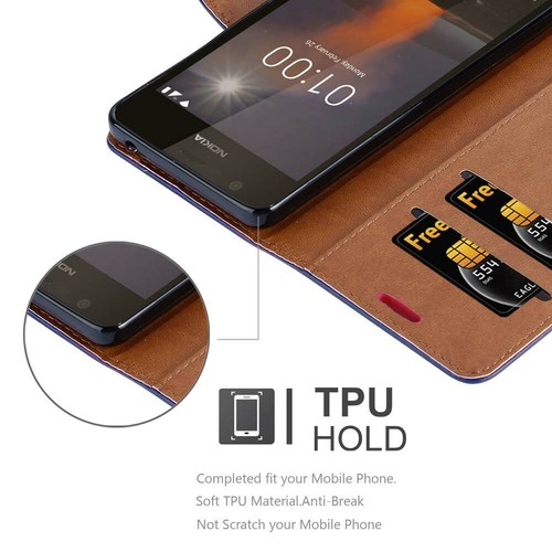 For Nokia 1 Plus Phone Case Leather Wallet Book Cover + Screen Protector - Picture 24 of 80
