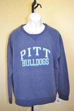 New - Pitt Bulldogs Men XLarge (XL) Blue Sweatshirt by J. America