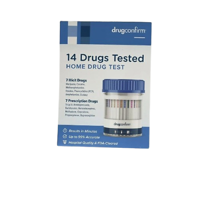 DrugConfirm 14 Drugs Tested Home Drug Test Exp 2022 for sale