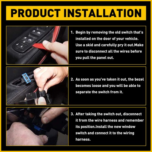 Master Window Switch For Chrysler Dodge Ram 1500 2013 2014 2015 68110866AA - Picture 5 of 11