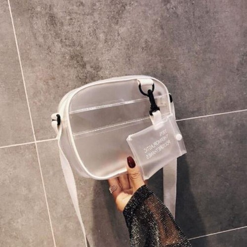 Bolsos bandolera transparentes transparentes para mujer - Imagen 3 de 8