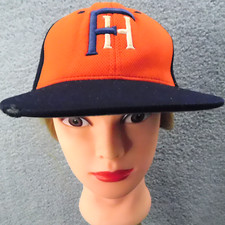' FH ' Youth Baseball Cap Hat Embroidered 2-Tone Fitted Size XS  3FORTYTWO