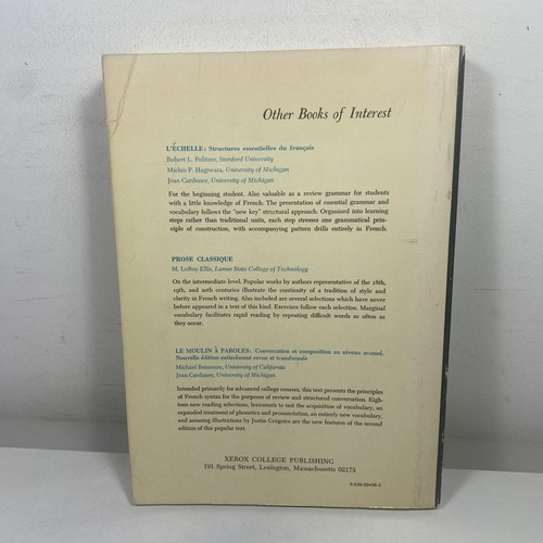 Active Review of French by Robert L Politzer & Michio P Hagiwara Large Paperback - Picture 2 of 10