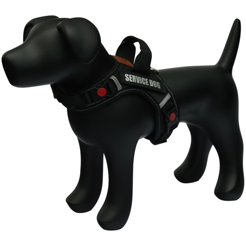 Albcorp Reflective Service Dog Vest Harness, with Hook & Loop Removable Patches - 第 7/49 張圖片