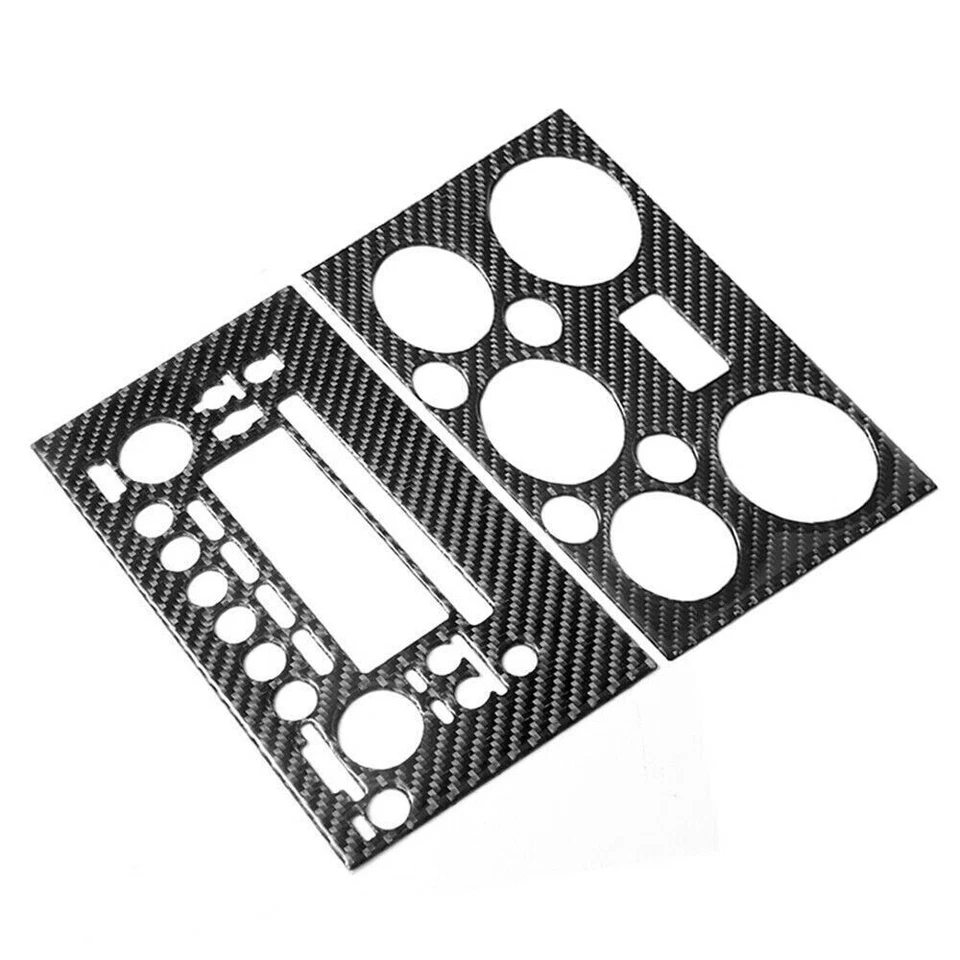 Cubierta del panel de control central de fibra de carbono para Suzuki Grand Vitara 2010-2013 Foto 2 de 4