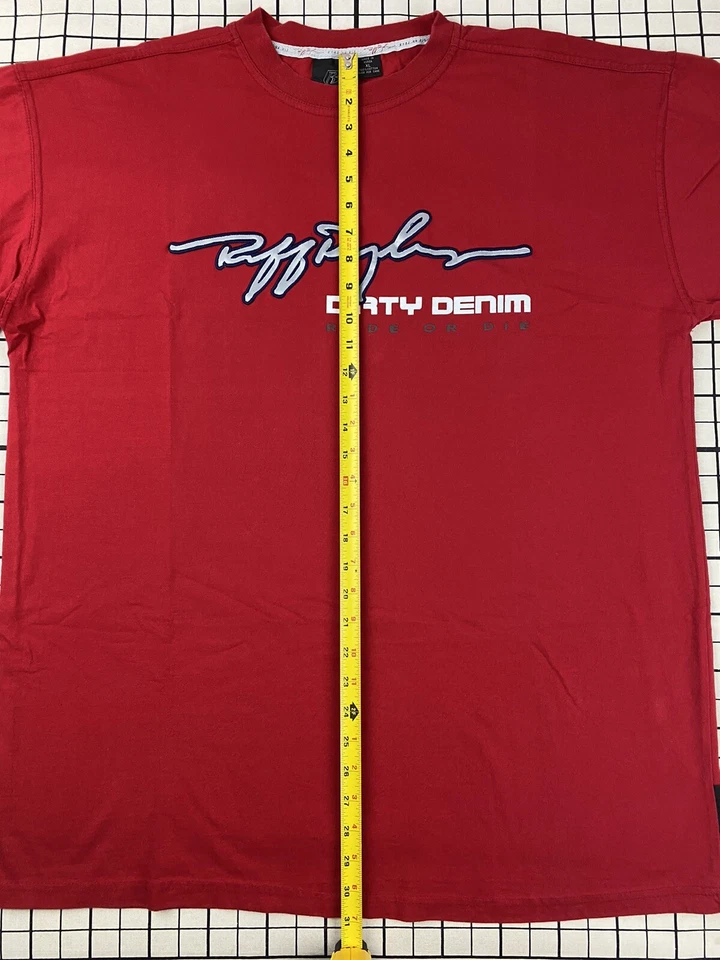 Camiseta de rap vintage de los años 2000 DMX Ruff Ryders Dirty Denim Ryde or Die XL y2k 00s Foto 4 de 4