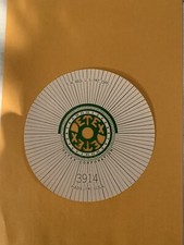 2 DETEX Watchclock Dials 3914 USA