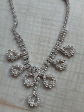 Collier faux diamant brillant   