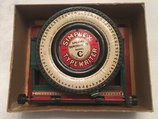 Vintage Simplex Special Demonstrated Model C Typewriter in Original Box thumbnail