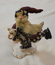 Boyds Bears Collezione Intagliatori Scelta 5" Folk Babbo Natale Pattinaggio Pinguino Decorazione 