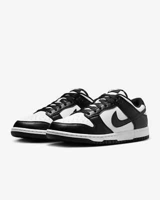 Nike Dunk Low Retro HF5441-100 White/White/Black Men Shoes | eBay