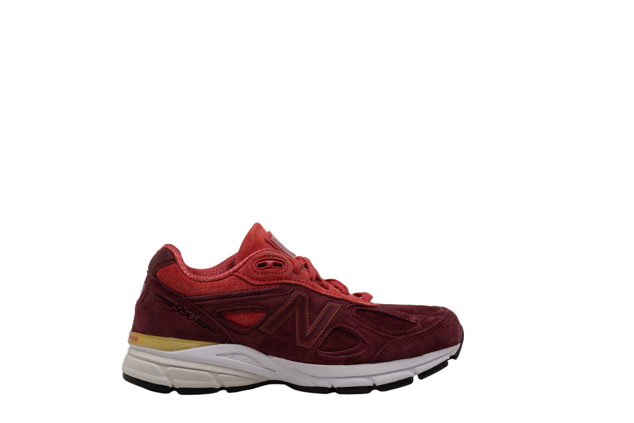 Womens  Healthdesign? - zapatillas de running New Balance hombre  entrenamiento trail neutro talla 47 amarillas - New Balance 990v4 Mercury  Red