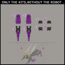 Replacement Feet & Arm Cover Leg Fill Upgrade Kit For Legacy Kickback