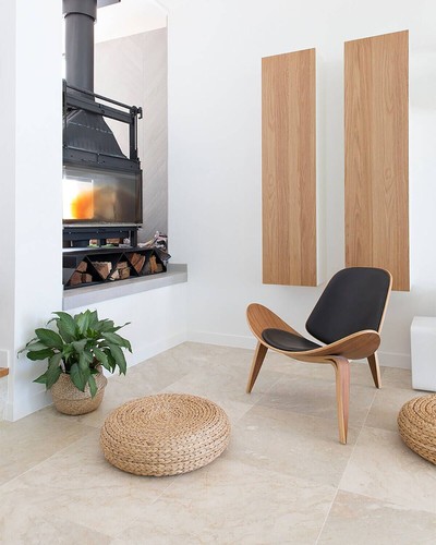 2025 Mid-Century Modern Shell Lounge Chair Leather Accent Solid Wood Side Chair - Picture 2 of 16