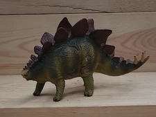 Vintage 1988 STEGOSAURUS DINOSAUR Carnegie PVC Action Figure/Safari/CakeTopper