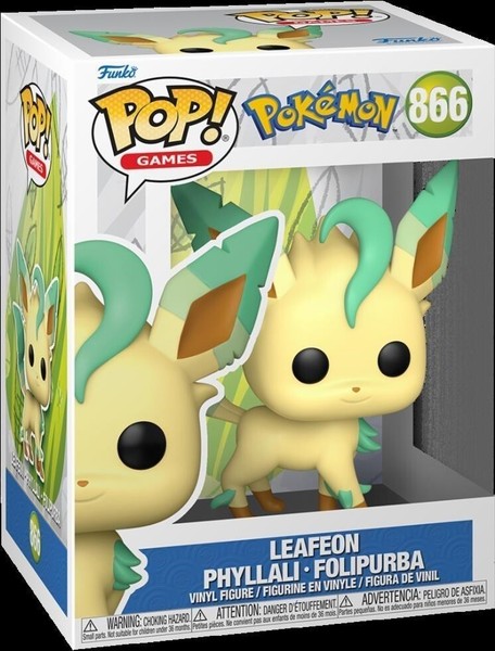 Pokemon Leafeon Pop Spiele #866 Vinyl Figur Funko-image