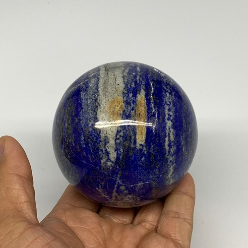 588g, 2.9"(73mm), Lapis Lazuli Sphere Ball Gemstone @Afghanistan, B25331 - Picture 7 of 12