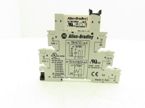 Allen Bradley 700-HLS11Z24 GP Bloque de Terminales Relé Mecánico 24VDC Lote de 9 - Imagen 2 de 8