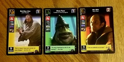 1999 Decipher Young Jedi: Menace of Darth Maul SWCCG U-pick/Complete Your Set