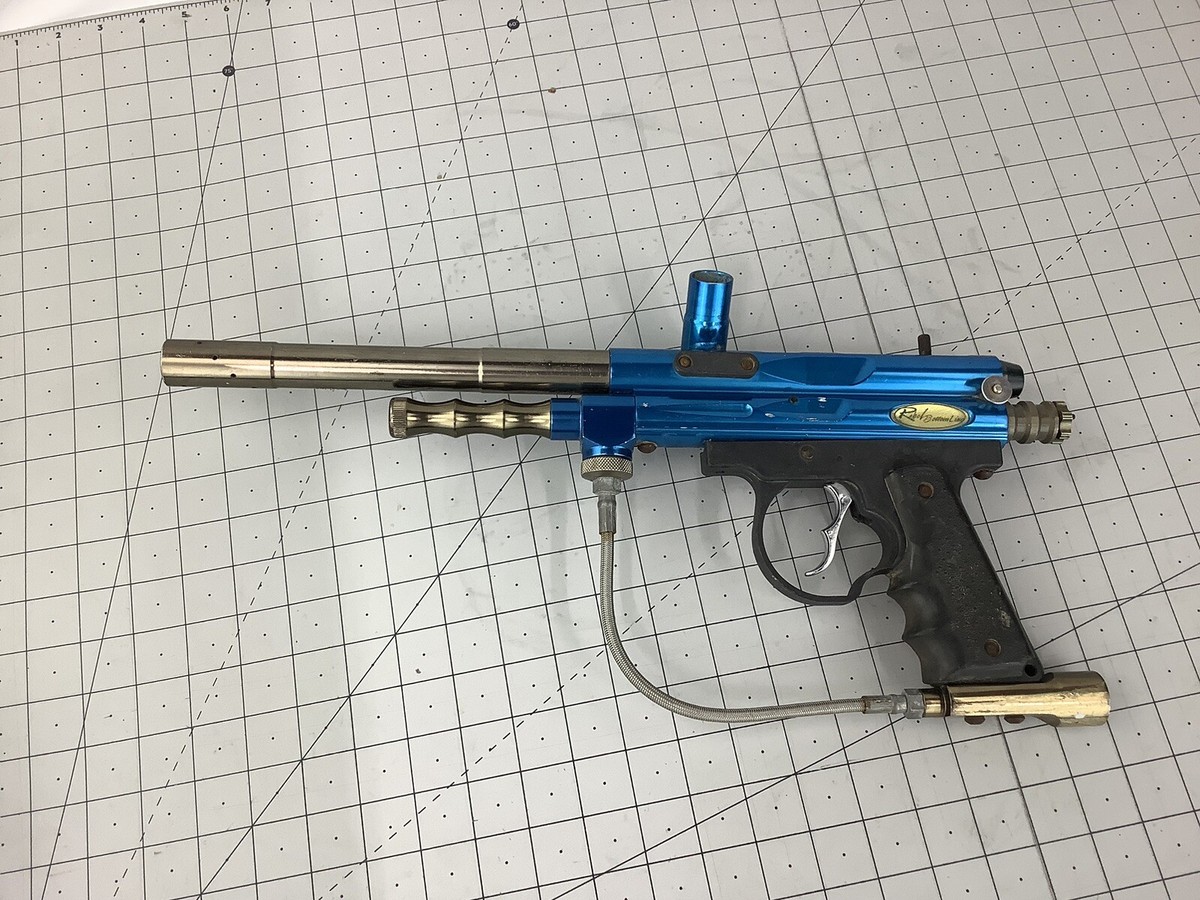 32 DEGREES REBEL BOTTOM LINE PAINTBALL MARKER BLUE | eBay