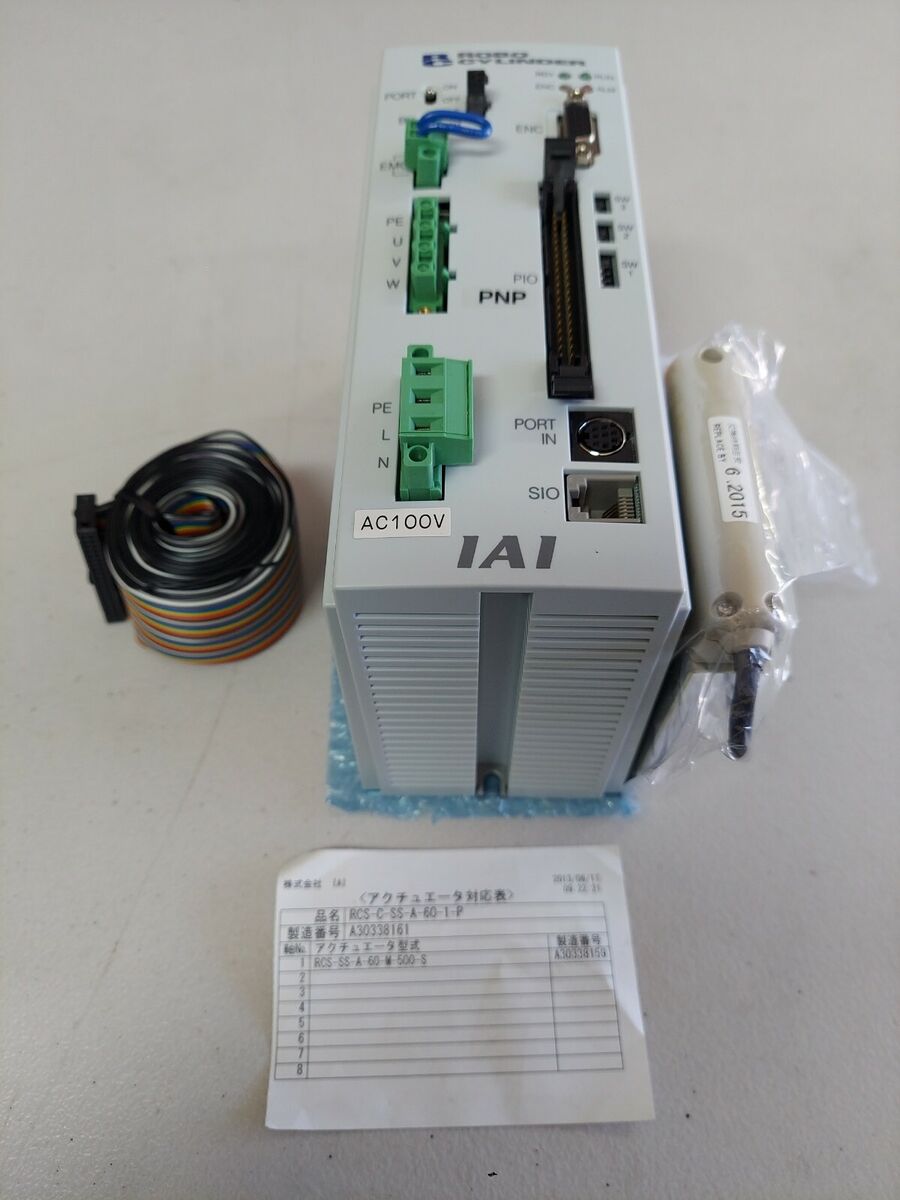 IAI Robo Cylinder RCS-C-SS-A-60-1-PNP Controller RCS-SS-A-60 IAI Robo Cylinder RCS-C-SS-A-60-1-PNP Controller RCS-SS-A-60