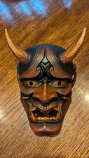 Festive Red Halloween Mask Cool Scary Devil Cosplay, ABS Resin, Non-Washable