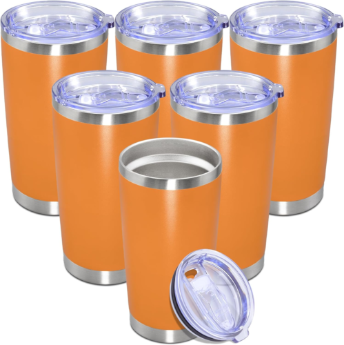 20 Oz Tumbler with Lid Double Wall Vacuum Insulated Tumblers Stainless Steel Cof - Picture 11 of 12