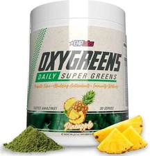 EHP Labs OxyGreens Daily Super Greens Supplement Powder - Pineapple Flavor